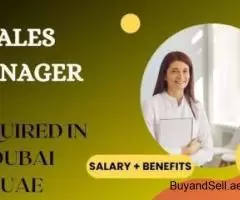 Sales manager Required in Dubai