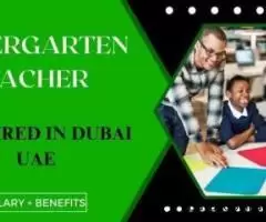 Kindergarten Teacher Required in Dubai