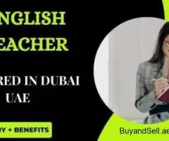 English Teacher Required in Dubai