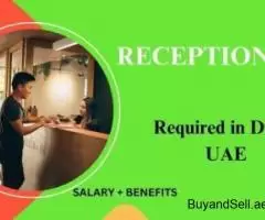 Receptionist Required in Dubai -