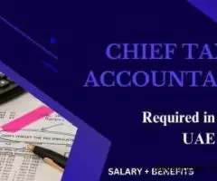 Chief Tax Accountant Required in Dubai