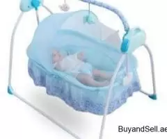 AED 290, Modern Baby Cradle With Rocking Feature