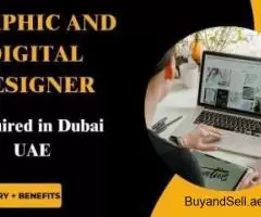 Graphic and digital designer Required in Dubai