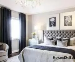 Stylish Bedroom Curtains Design In Dubai