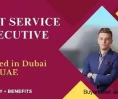 Guest Services Executive Required in Dubai