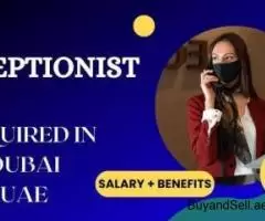 Receptionist Required in Dubai