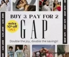 Buy 3 For 2, Plus Extra 10% OFF With Gap Promo Code