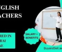 English Teachers Required in Dubai