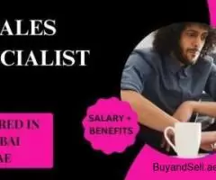 Sales Specialist Required in Dubai