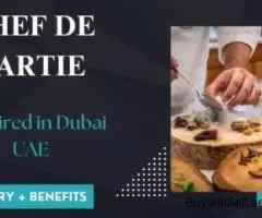 Chef de Partie Required in Dubai