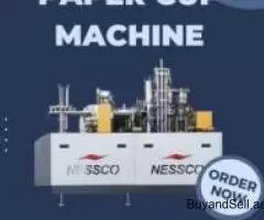 AED 26361, Nessco High Quality Paper Disposable Glass Making Machine For Sale