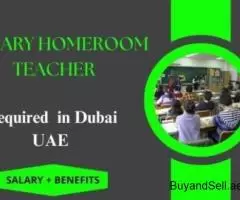 Primary Homeroom Teacher Required in Dubai