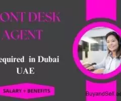 Front Desk Agent Required in Dubai