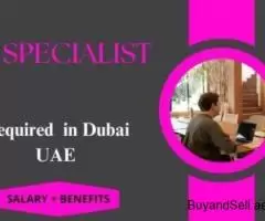 HR Specialist Required in Dubai