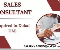 Sales Consultant Required in Dubai