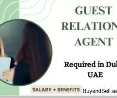 Guest Relations Agent Required in Dubai