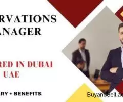 Reservations Manager Required in Dubai