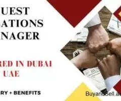 Guest Relations Manager Required in Dubai