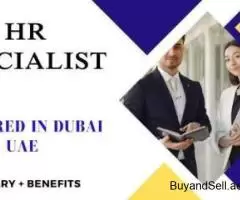 HR Specialist Required in Dubai