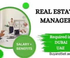 Real Estate Manager Required in Dubai