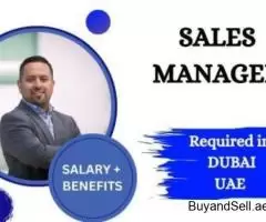 Sales Manager Required in Dubai