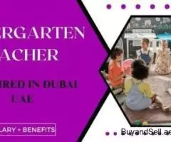 Kindergarten Teacher Required in Dubai