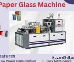 AED 257103, Eco-Friendly Automatic Paper Glass Machine In UAE