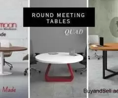 AED 1199, Buy Stylish Round Meeting Tables From Highmoon Office Furniture