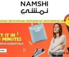 Namshi Promo Code- Get 70% OFF + Extra 25% OFF On All College Essentials