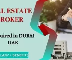 Real Estate Broker Required in Dubai