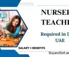 Nursery Teacher Required in Dubai