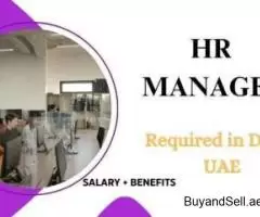 Human Resources Manager Required in Dubai