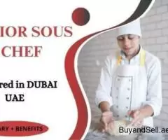 Junior Sous Chef Required in Dubai