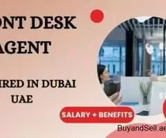 Front Desk Agent Required in Dubai