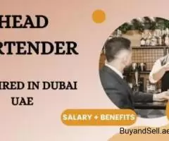 Head Bartender Required in Dubai