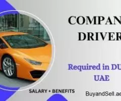 Company Driver Required in Dubai