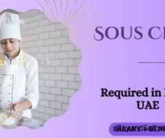 Sous Chef Required in Dubai