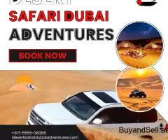 Desert Safari Dubai Adventures +971 55 553 8395