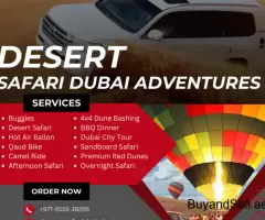 Desert Safari Dubai Adventures / +971555538395