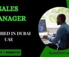 Sales Manager Required in Dubai