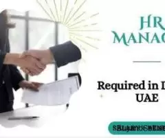 Human Resources Manager Required in Dubai