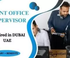 Front Office Supervisor Required in Dubai