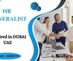 HR Generalist Required in Dubai