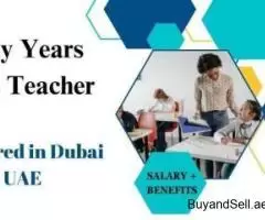 Early Years Class Teacher Required in Dubai