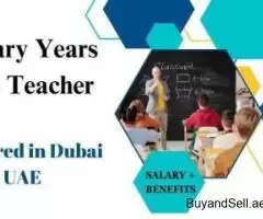 Primary Years Class Teacher Required in Dubai