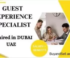 Guest Experience Specialist Required in Dubai