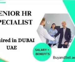 Senior HR Specialist Required in Dubai