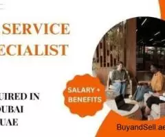 HR Service Specialist Required in Dubai