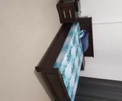 Newly Purchased Double Bed with mattress+2 Side Tables