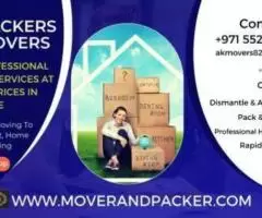 AK Mover & Packers the Most Reliable Shifting Services in Dubai Call 0552929730